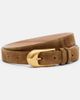 Khaite Khaite Dome suede belt - 1