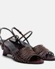 Khaite Khaite Drew 35 studded leather wedge sandals - 1