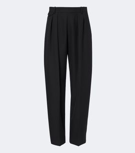 Khaite Khaite Dugan pleated virgin wool straight pants