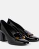 Khaite Khaite Elio patent leather loafer pumps - 1