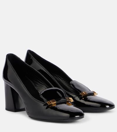 Khaite Khaite Elio patent leather loafer pumps
