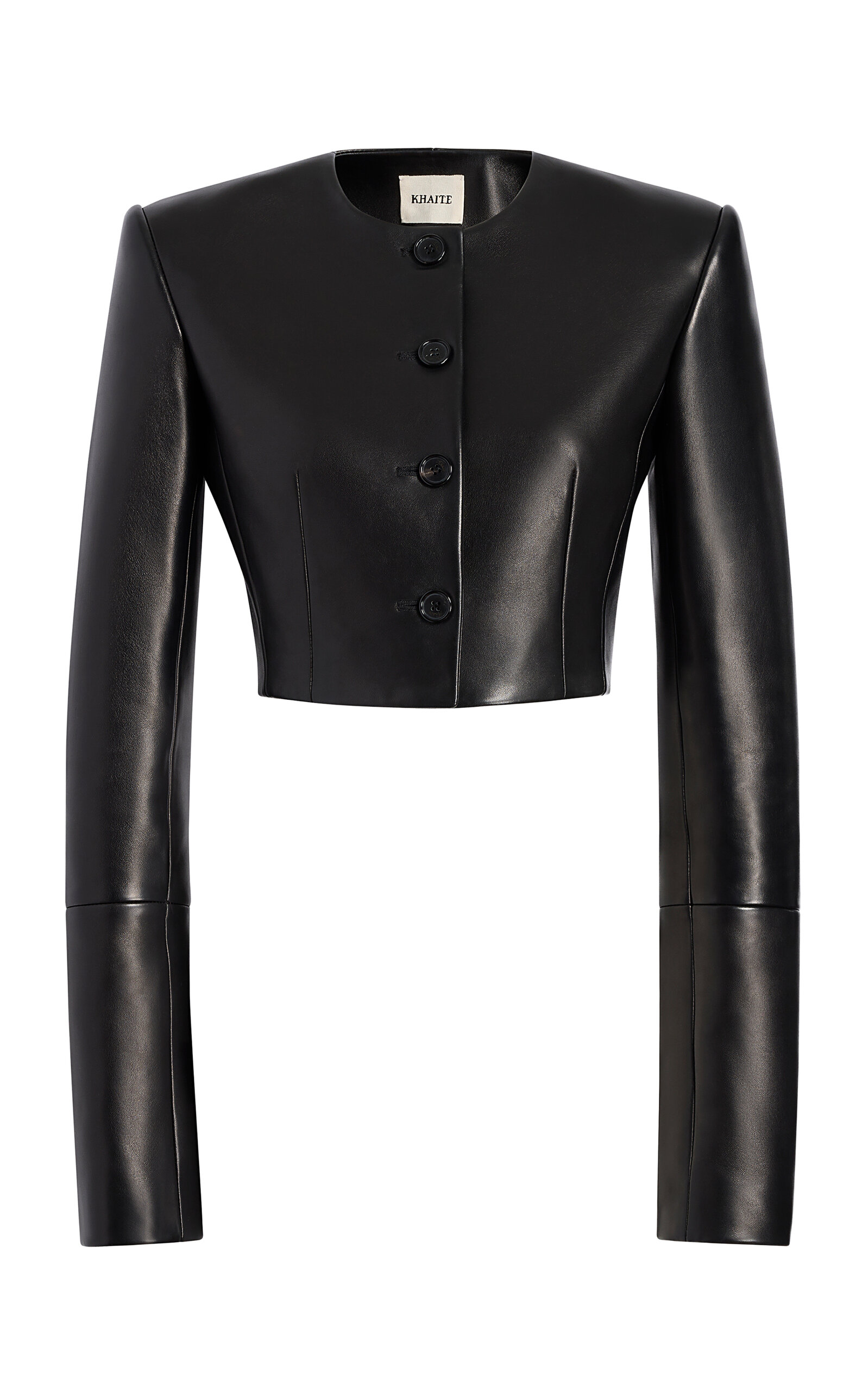 Khaite Khaite Enzo Plonge Leather Jacket