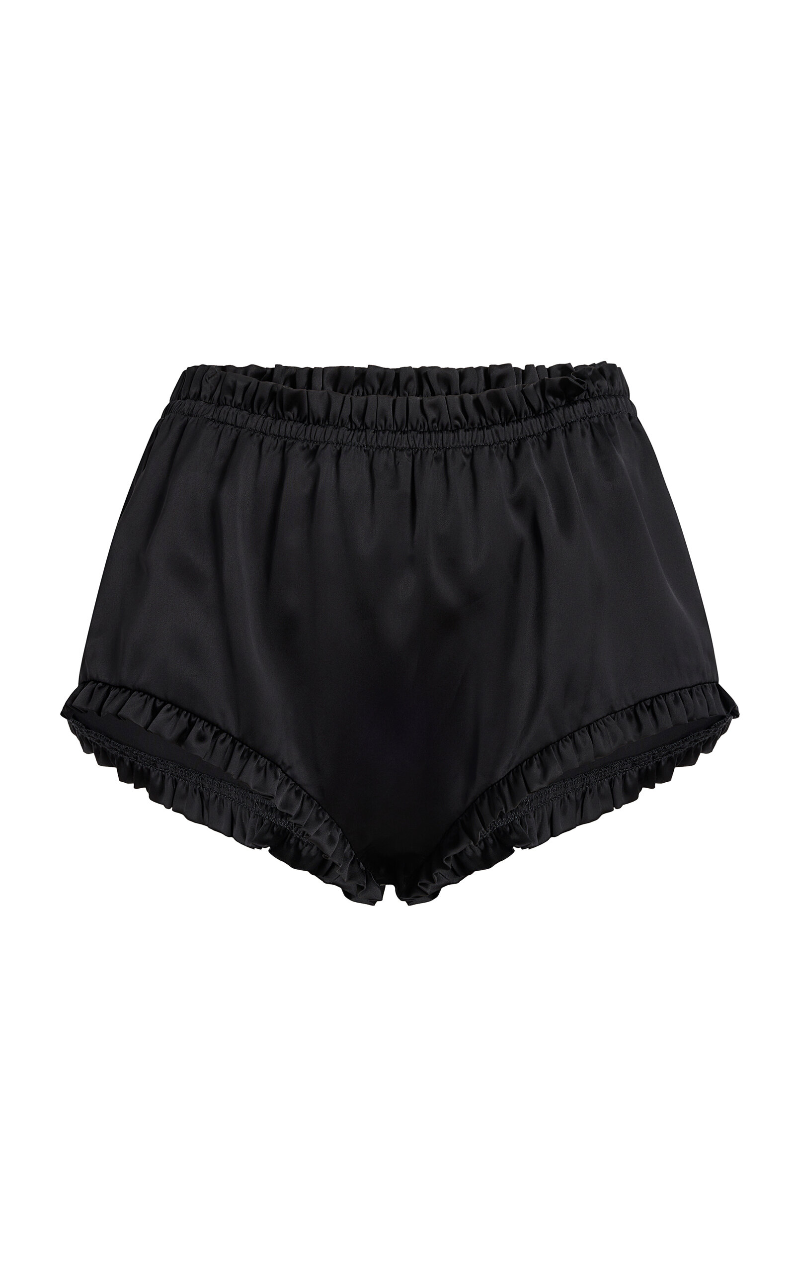 Khaite Khaite Eris Ruffled Shorts