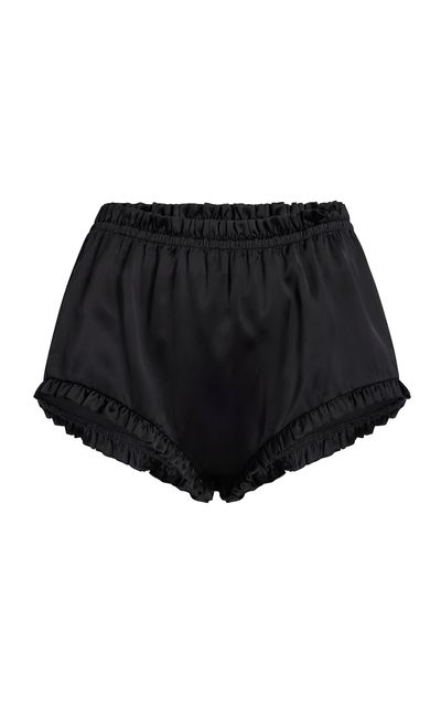 Khaite Khaite Eris Ruffled Shorts