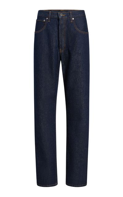 Khaite Khaite Fortuna MidRise Denim StraightLeg Jeans