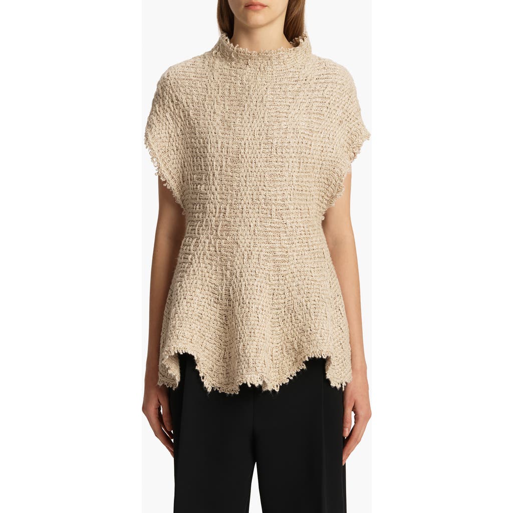 Khaite Khaite Gilles Funnel Neck Hemp & Silk Sweater
