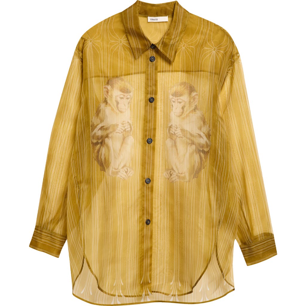 Khaite Khaite Goya Silk Button-Up Shirt