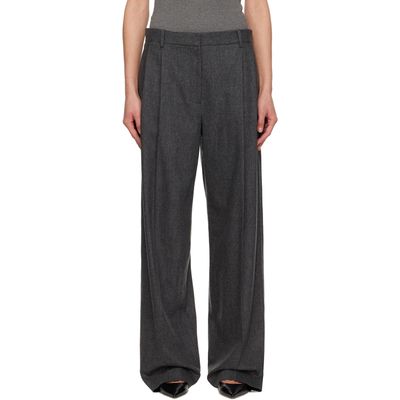 KHAITE KHAITE Gray August Trousers