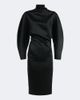 Khaite Khaite Harlin draped satin midi dress - 1