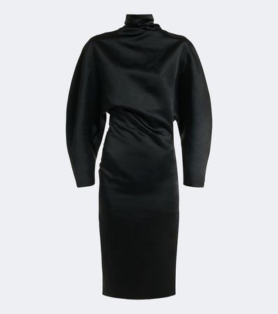 Khaite Khaite Harlin draped satin midi dress