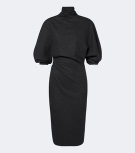 Khaite Khaite Harlin wool and cashmere midi dress