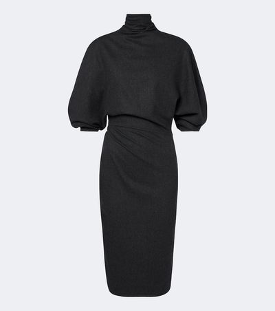 Khaite Khaite Harlin wool and cashmere midi dress