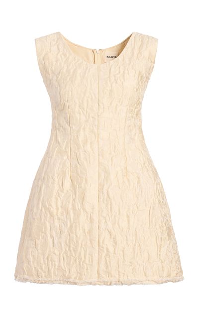 Khaite Khaite Harper Cloque Jacquard Mini Dress