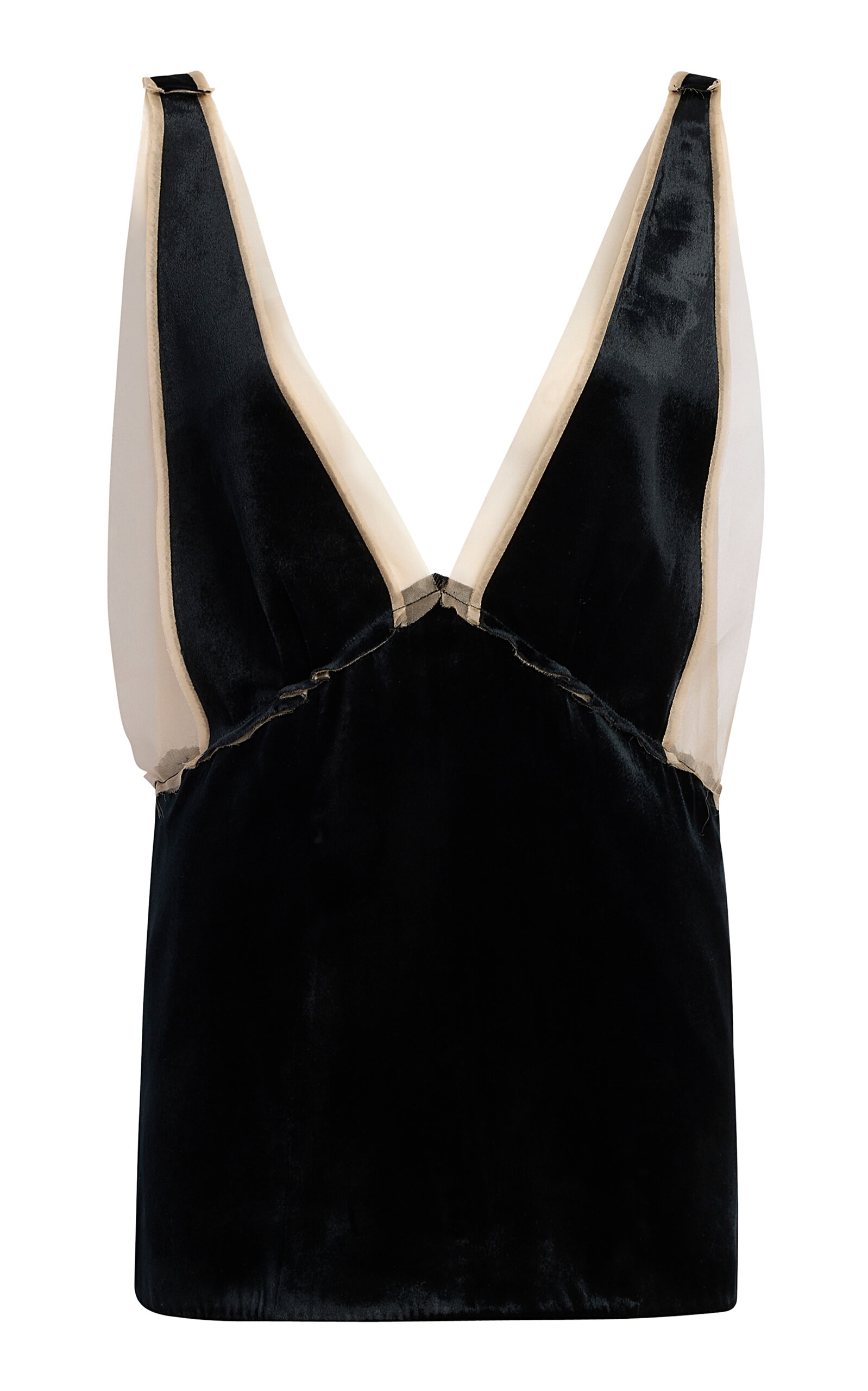 Khaite Khaite Idora Liquid Velvet SilkBlend Camisole Top