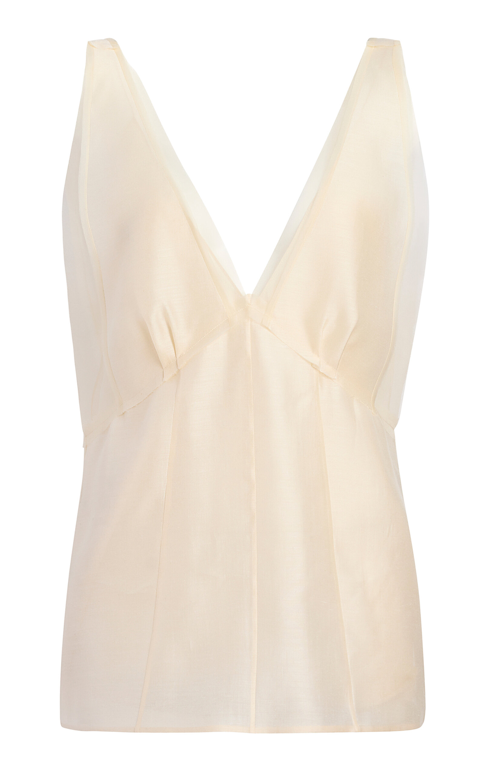 Khaite Khaite Idora SilkBlend Veil Camisole Top