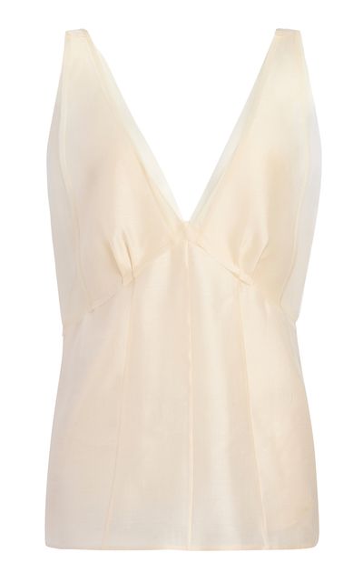 Khaite Khaite Idora SilkBlend Veil Camisole Top