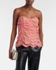 Khaite Khaite Inara ruched scalloped top - 2