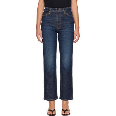 KHAITE KHAITE Indigo Abigail Stretch Jeans