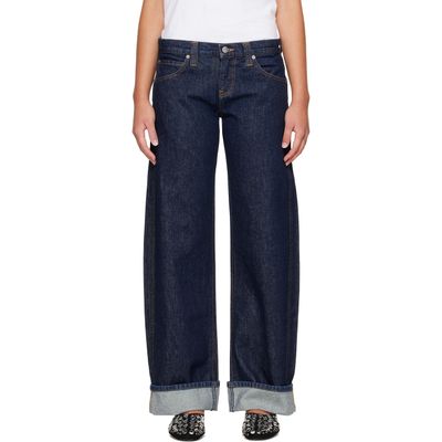 KHAITE KHAITE Indigo Karo Jeans