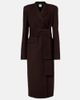 Khaite Khaite Jelson wool wrap coat - 1