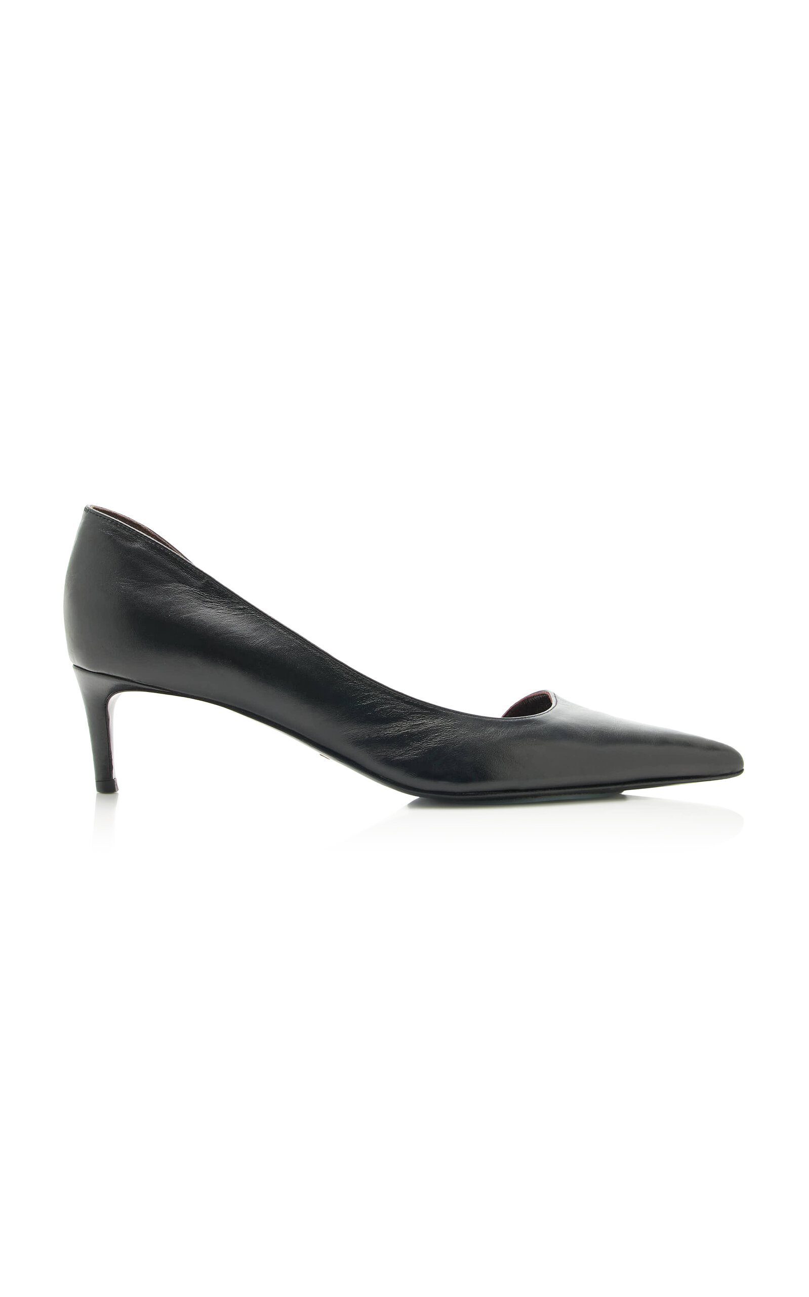 Khaite Khaite Jett D'Orsay Leather Pumps
