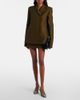 Khaite Khaite Jett wool and silk cady miniskirt - 2