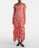 Khaite Khaite Judith ruched voile cocktail dress - 2