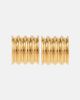 Khaite Khaite Julius Small gold-plated earrings - 1