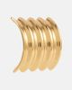 Khaite Khaite Julius Small gold-plated earrings - 2