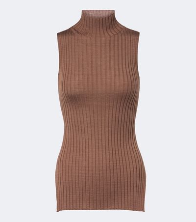 Khaite Karla Wool And Silk Turtleneck Top