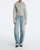 Khaite Khaite Karo faded barrel-leg jeans - 7