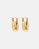 Khaite Khaite Keefe 18kt gold-plated earrings - 1