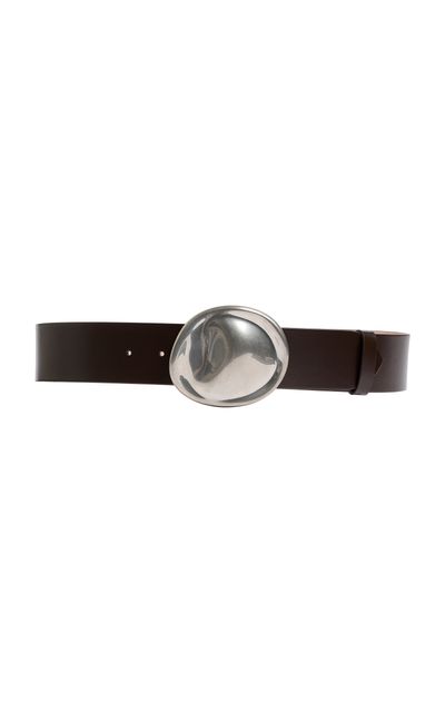Khaite Khaite Keefe Belt Antique Silver (35MM) Brown 70 cm