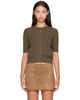 KHAITE KHAITE Khaki Nora Cardigan - 1