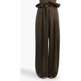 Khaite Khaite Kira Pleated Silk Pants