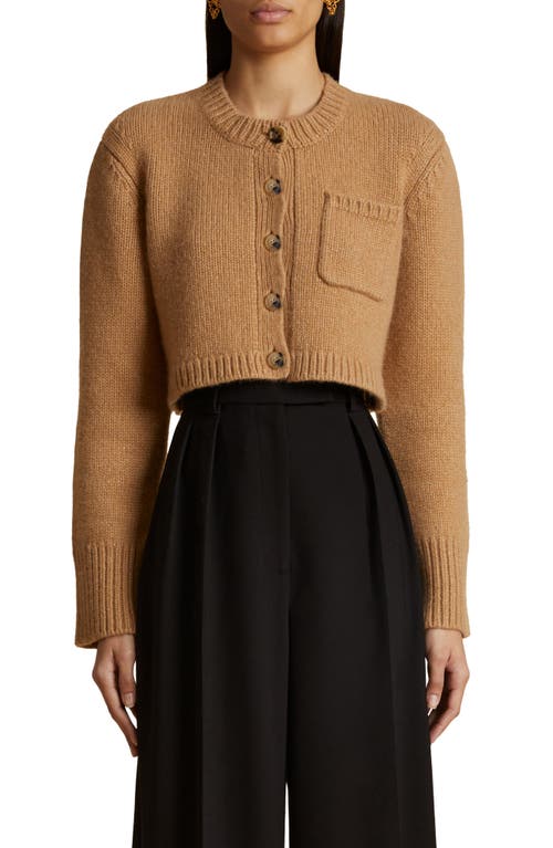 Khaite Khaite Lavan Cashmere Crop Cardigan