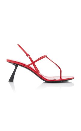 Khaite Khaite Linden Patent Leather Sandals