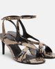 Khaite Khaite Liria snake-effect leather sandals - 1