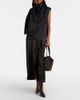 Khaite Khaite Loe scarf-detail crÃªpe satin top - 2