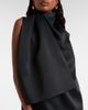 Khaite Khaite Loe scarf-detail crÃªpe satin top - 4