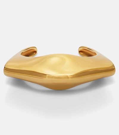 Khaite Khaite Lotus 18kt gold-plated cuff bracelet