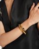 Khaite Khaite Lotus 18kt gold-plated cuff bracelet - 5