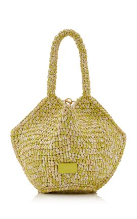 Khaite Khaite Lotus Mini Raffia Tote