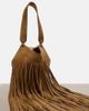 Khaite Khaite Lotus Nano fringed suede tote bag - 5