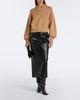 Khaite Khaite Loxley croc-effect leather midi skirt - 2