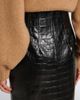 Khaite Khaite Loxley croc-effect leather midi skirt - 5