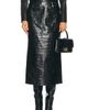 KHAITE KHAITE Loxley Embossed Alligator Skirt - 1