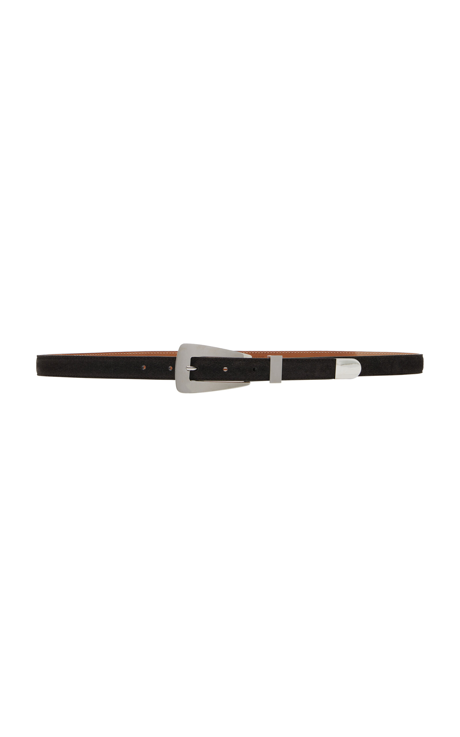 Khaite Khaite Lucca Calfskin Belt Brown 90 cm