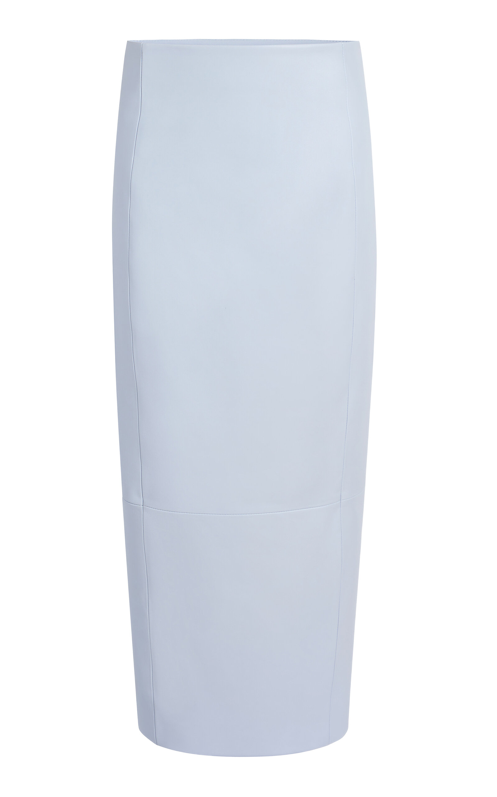 Khaite Khaite Lyle Plonge Leather Maxi Skirt
