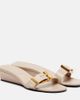 Khaite Khaite Manhattan leather wedge mules - 1